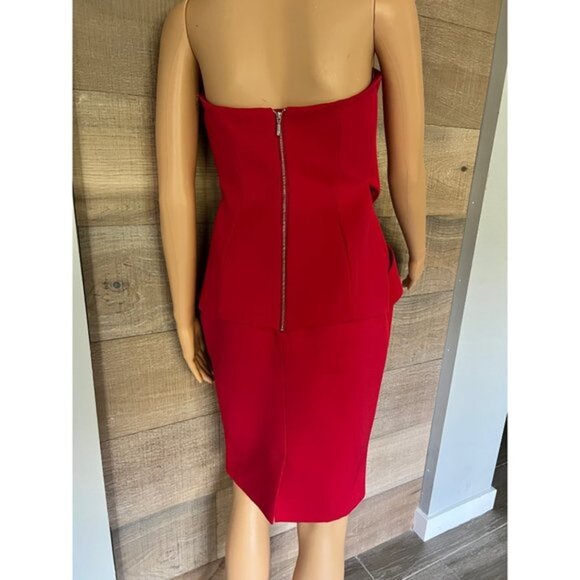 FINDER KIPPERS red sleeves mini dress size S - Picture 3 of 9